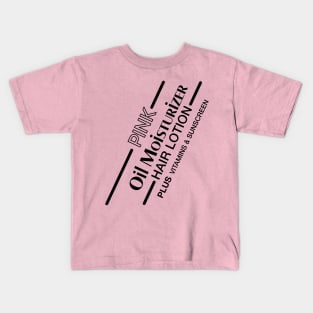 Retro Pink Hair Lotion Kids T-Shirt